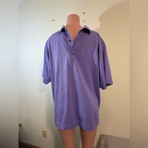 FJ FootJoy‎ Polo Men's Large Golf Polo Purple Pro Dry Performance shirt polo